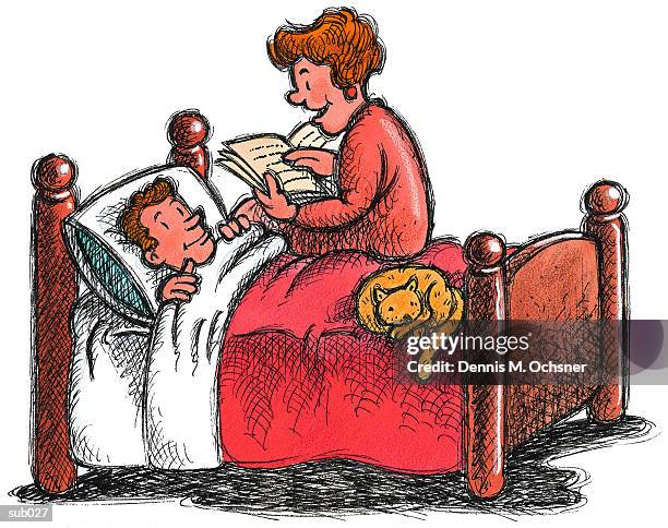 bedtime story - bedtime stories stock-grafiken, -clipart, -cartoons und -symbole