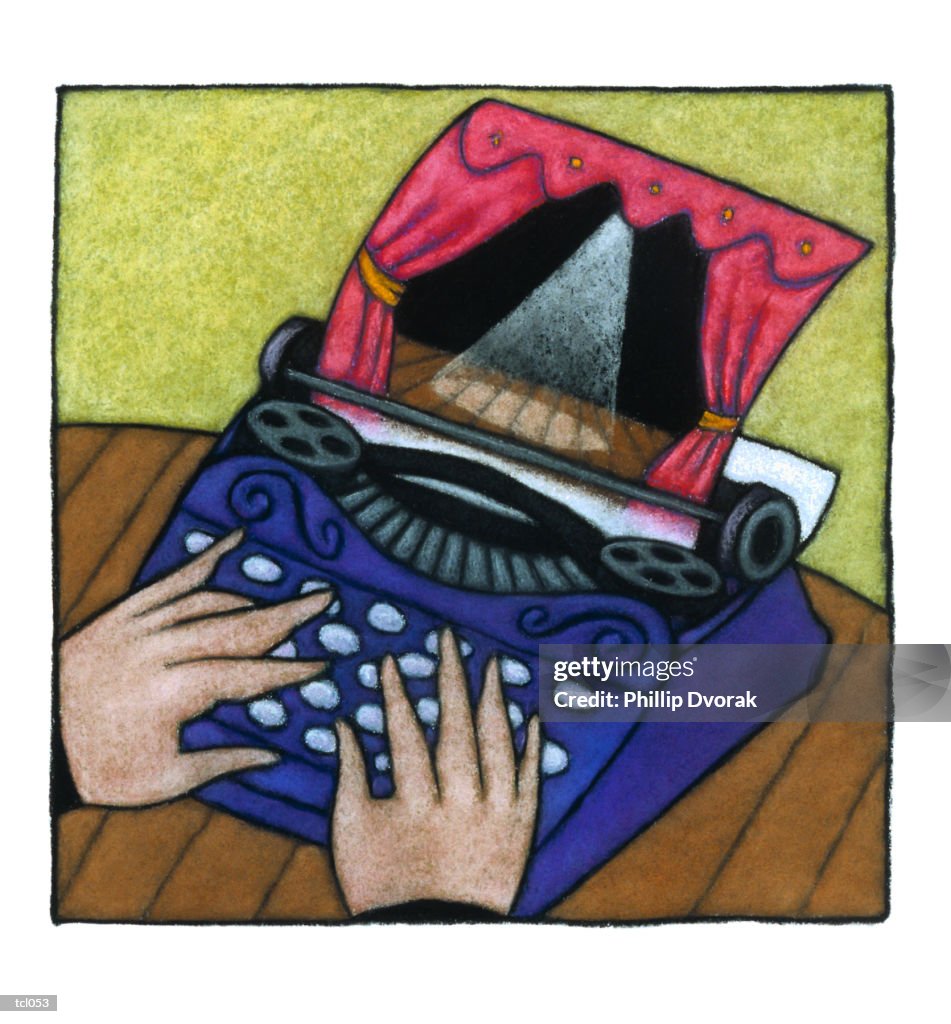 Playwright At Work High-Res Vector Graphic - Getty Images