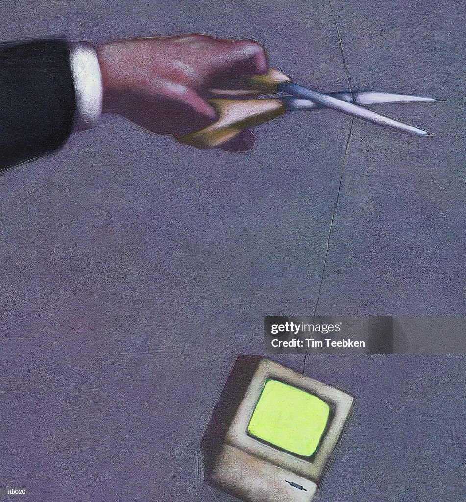 Cutting Computer Cable