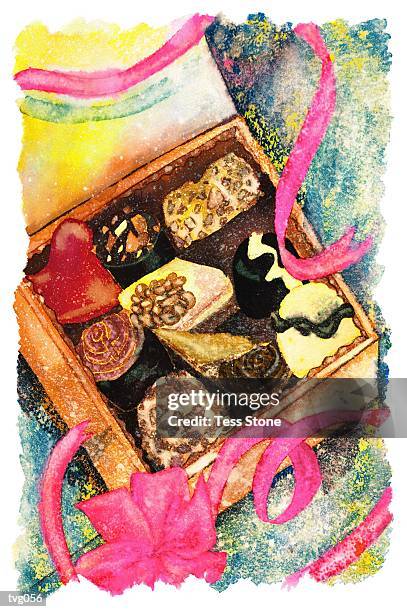 ilustraciones, imágenes clip art, dibujos animados e iconos de stock de gourmet chocolate assortment - house and senate dems outline constitutional case for trump to obtain congressional consent before accepting foreign payments or gifts