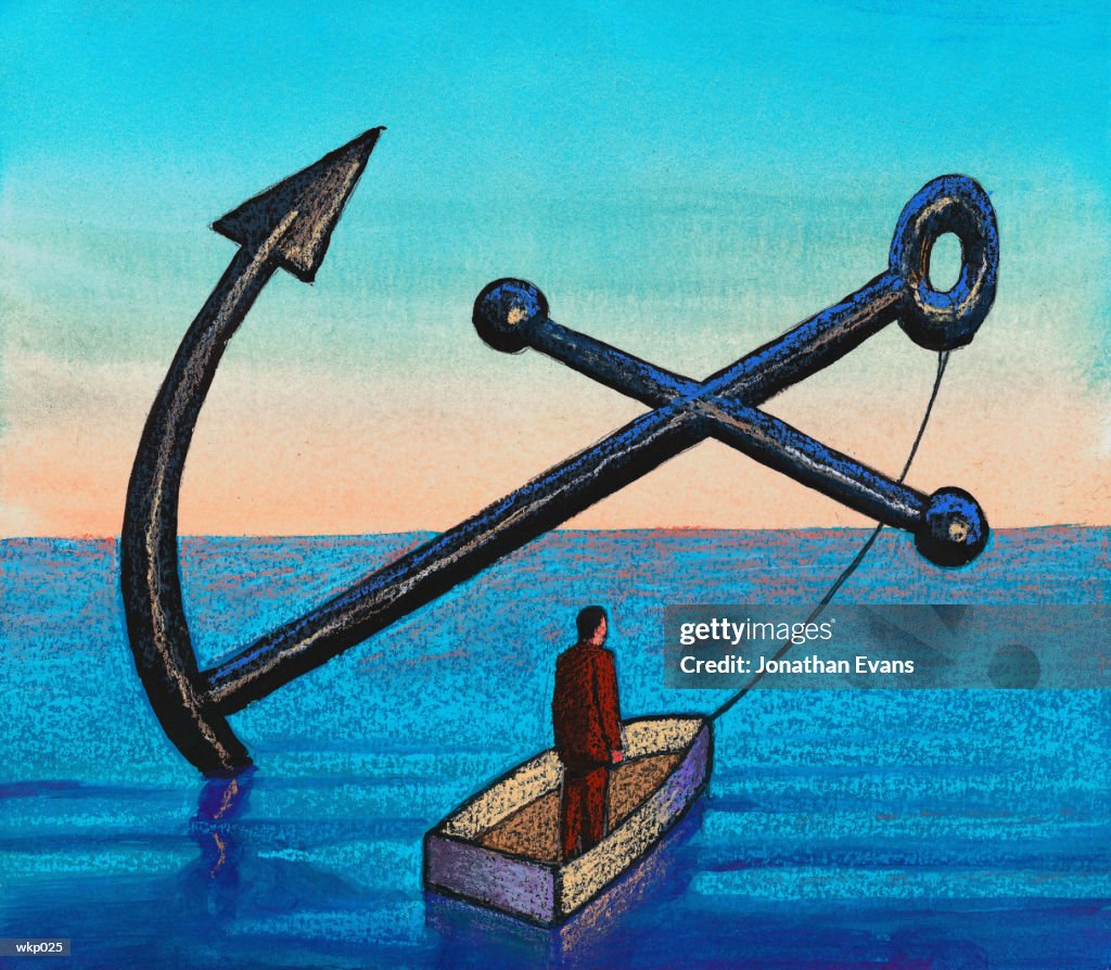 Little Boat with Big Anchor