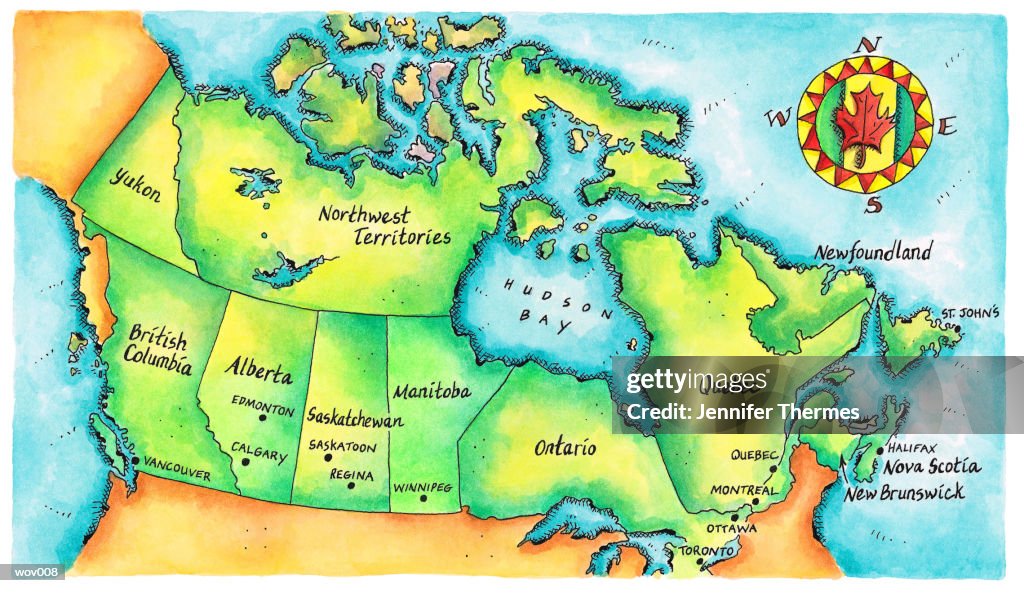 Map of Canada