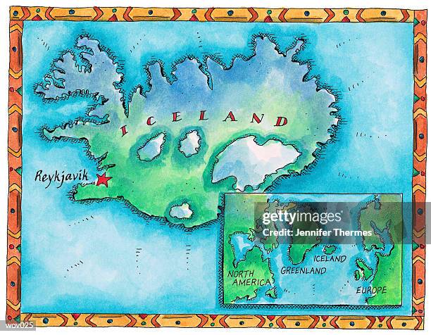 stockillustraties, clipart, cartoons en iconen met map of iceland - women in film 2015 crystal lucy awards presented by max mara bmw of north america and tiffany co red carpet