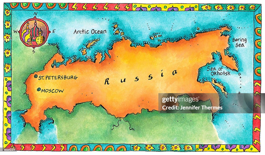Map of Russia