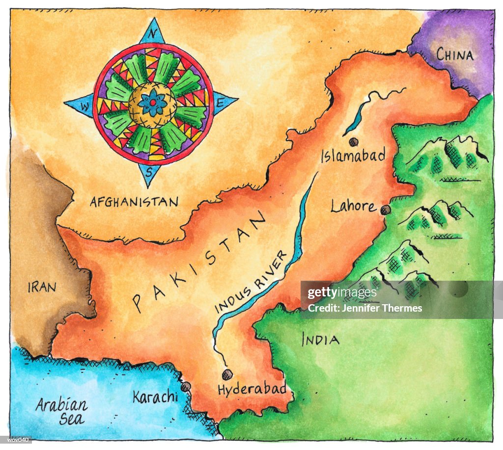 Map of Pakistan