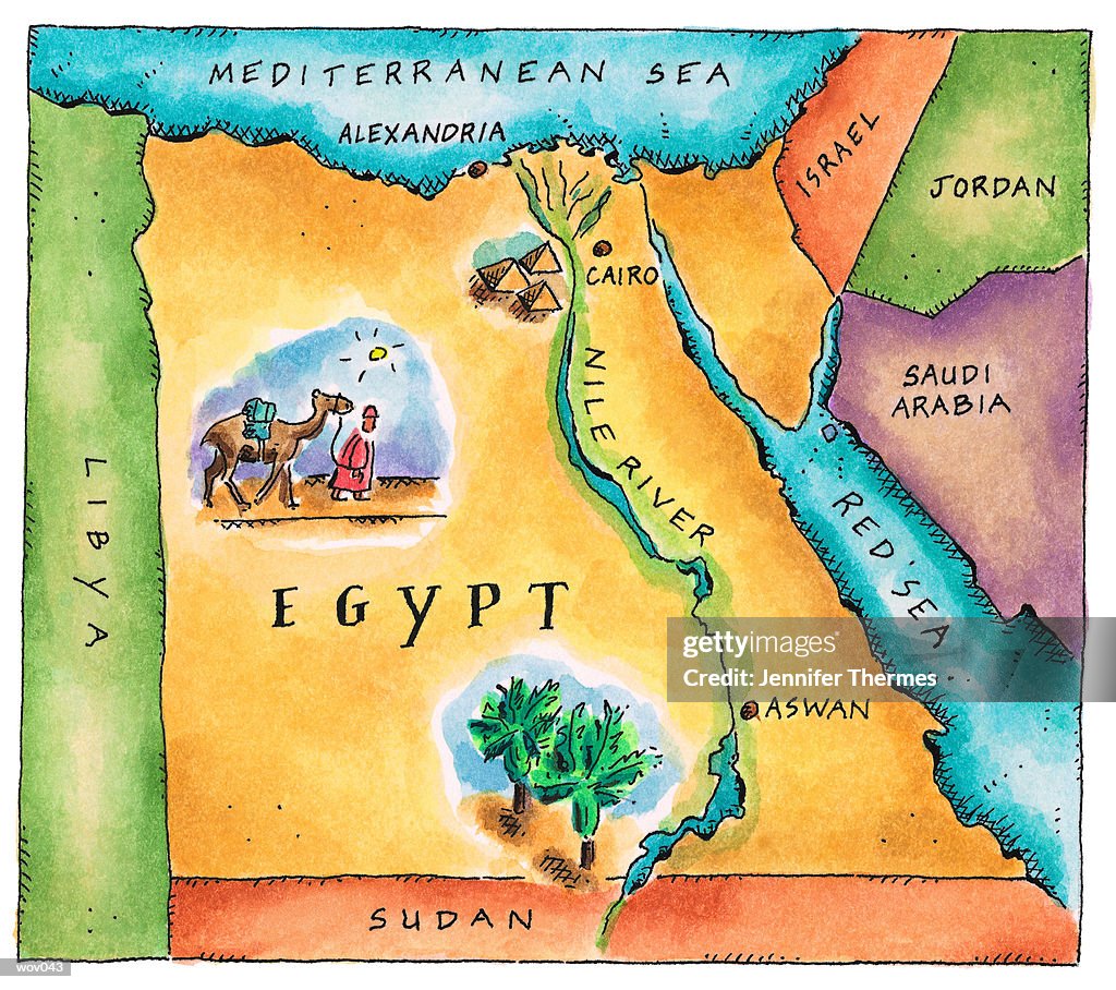 Map of Egypt