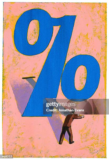 stockillustraties, clipart, cartoons en iconen met reducing the percentage - commercial event