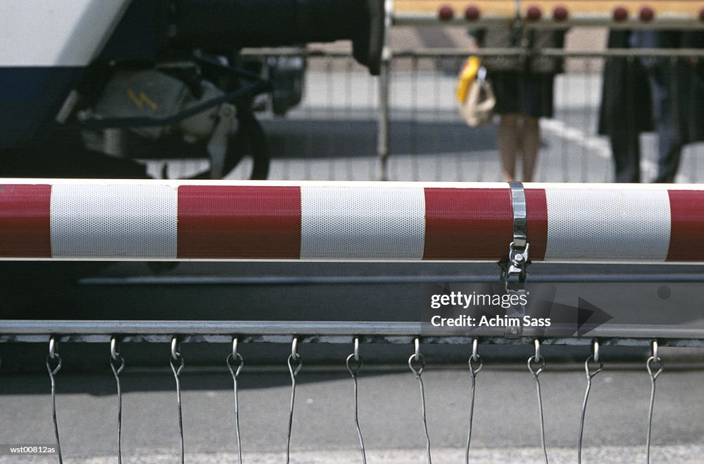 Barrier of rail road crossing