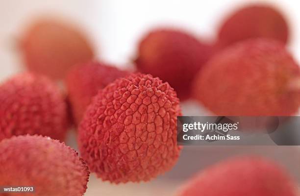 lychees, close up - on the set of the cj e m corp idol school reality television show stockfoto's en -beelden