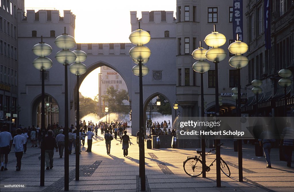 Germany, Bavaria, Munich, Around the Karsplatz/Stachus