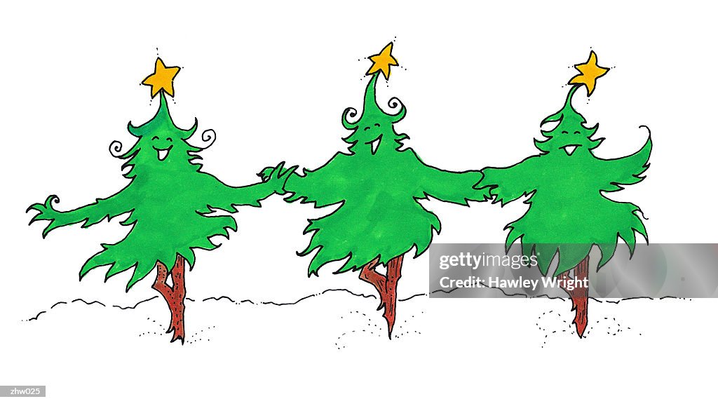 Christmas Tree Chorus Line