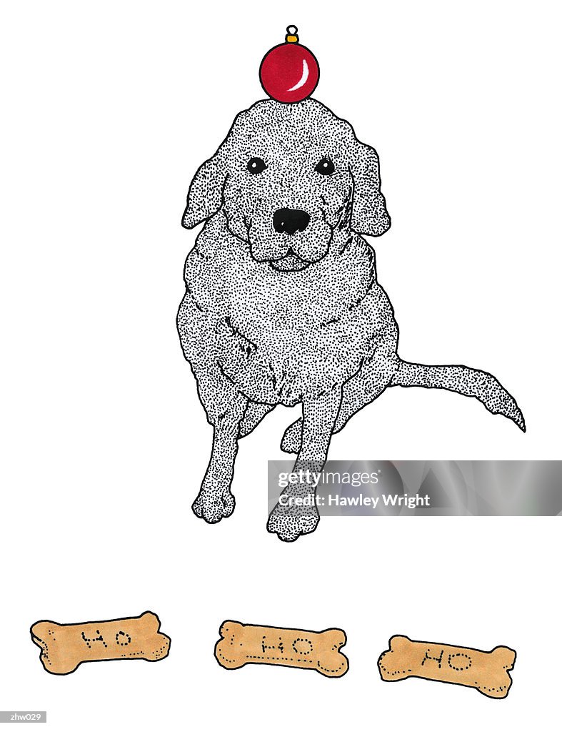 Dog Balancing Ornament
