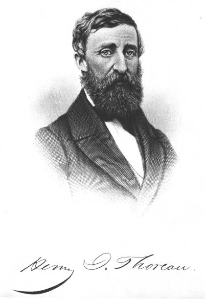 American writer, naturalist and recluse Henry David Thoreau .