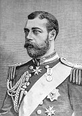 King George V, seen here as young Prince of Wales b. June 1865
