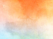 Watercolor background - abstract pastel color gradient with soft texture