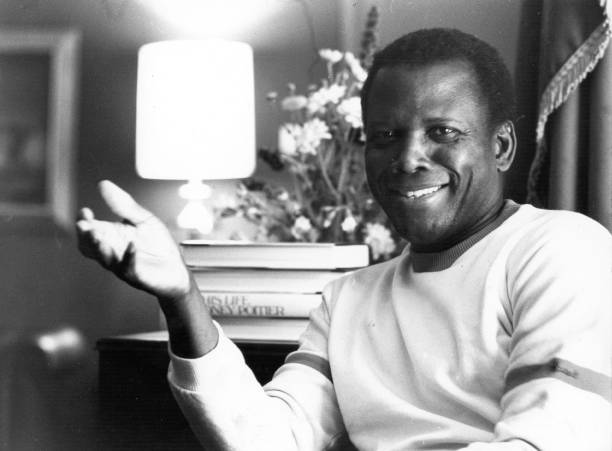 Sidney Poitier , the American actor and film director. Hollywood`s first real black star, his films include `Something of Value` in 1957, `Lilies of...