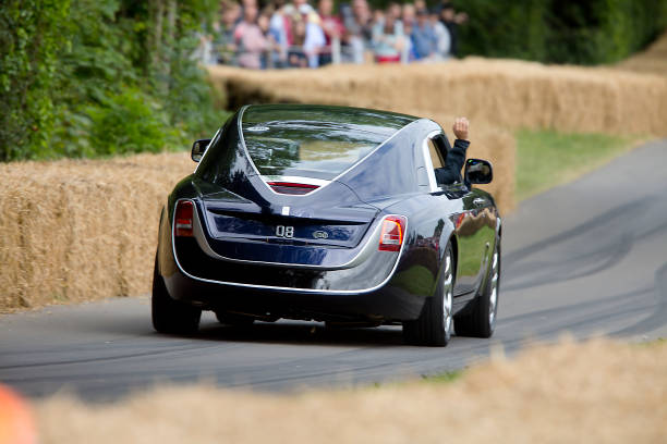 1st july unique rolls royce sweptail at goodwood on 1st july 2017 in picture