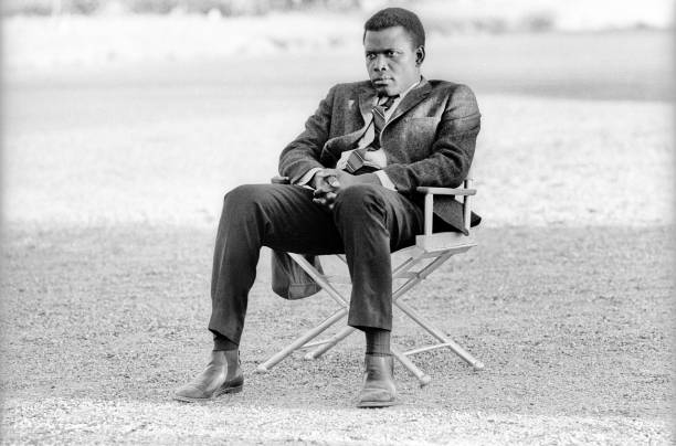 Actor and director Sidney Poitier on the set of the movie `Lilies of the Field` for which he won the Academy Award for best actor, in Tuscon, Arizona.