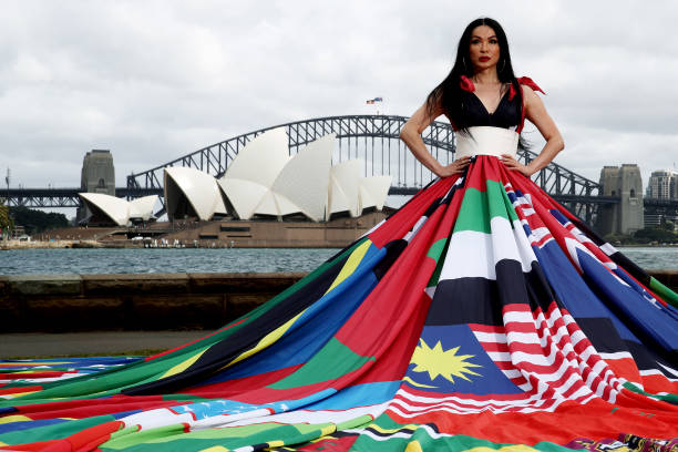 AUS: Rainbow Dress Artwork Highlighting LGBTQIA+ Human Rights Arrives In Sydney Ahead Of WorldPride 2023