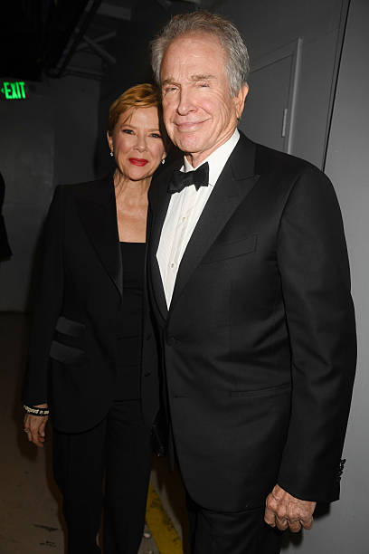 Actors Annette Bening and Warren Beatty attend The 22nd Annual Critics' Choice Awards at Barker Hangar on December 11, 2016 in Santa Monica,...
