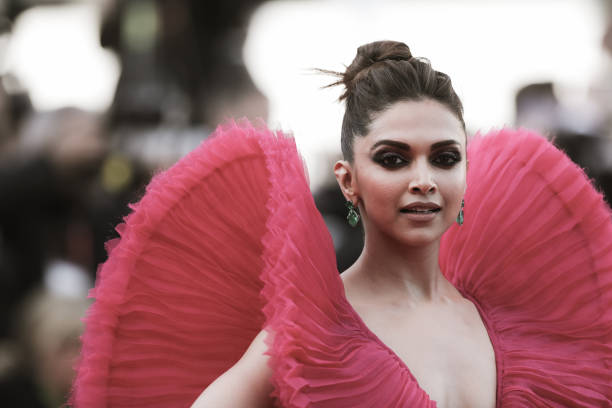 Actress Deepika Padukone attends the screening of "Ash Is The Purest White " during the 71st annual Cannes Film Festival at Palais des Festivals on...