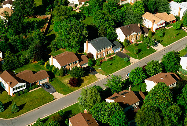 aerial view of housing in maryland picture