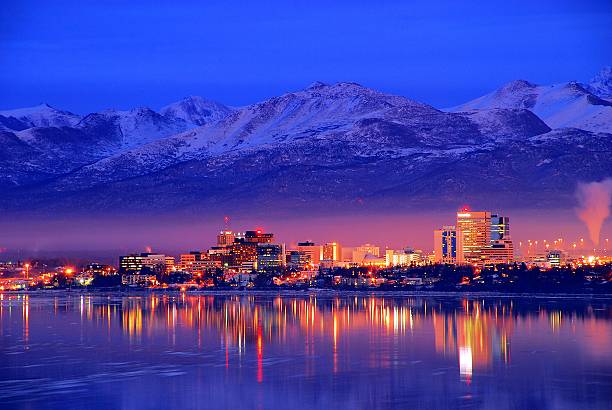 alaska anchorage downtown skyline picture