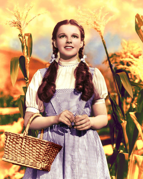 American actress and singer Judy Garland as Dorothy Gale in `The Wizard of Oz`, 1939.