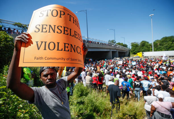 Activists March Onto Chicago Expressway To Protest Violence In the City