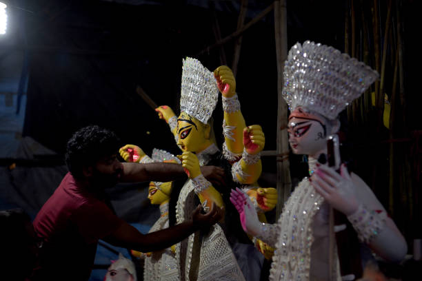 IND: Durga Puja Preparation