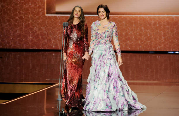 Angela Molina and Penelope Cruz during the 34th edition of the 'Goya Cinema Awards' ceremony at Jose Maria Martin Carpena Sports Palace on January 25...