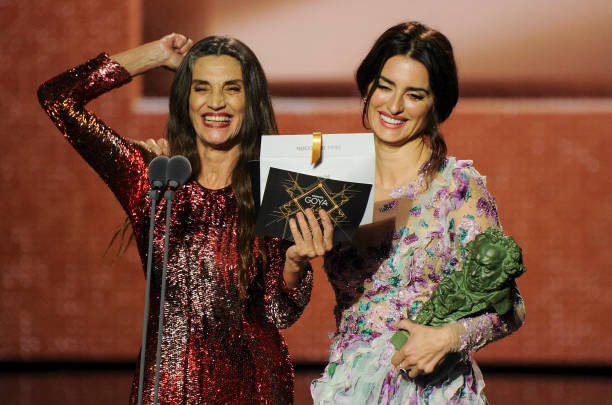 Angela Molina and Penelope Cruz during the 34th edition of the 'Goya Cinema Awards' ceremony at Jose Maria Martin Carpena Sports Palace on January 25...