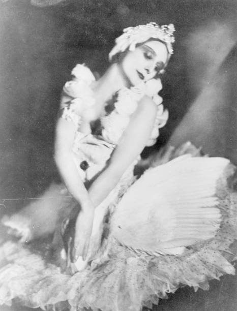 Anna Pavlova in 'Dying Swan' , c1905.