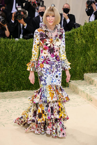 Anna Wintour at Met gala 2021