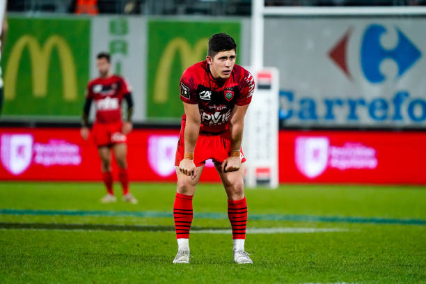 Anthony BELLEAU of RC Toulon during the Top 14 match between Brive and Toulon at Stade Amedee-Domenech on February 26, 2022 in Brive, France. (Photo by Hugo Pfeiffer/Icon Sport via Getty Images)