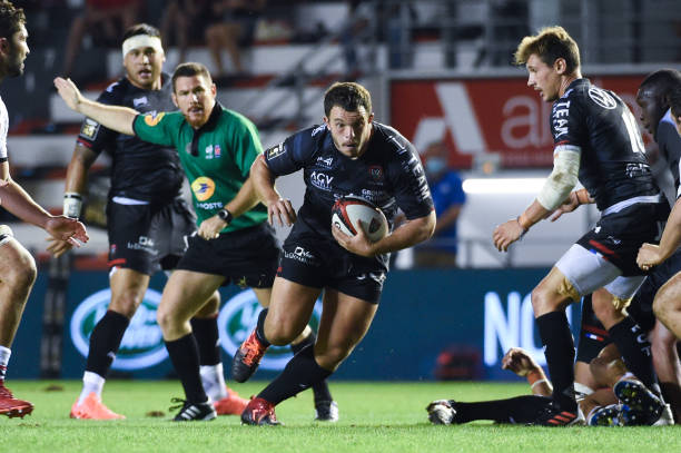 Anthony ETRILLARD of Toulon during the Top 14 match between Toulon v Lyon on September 13, 2020 in Toulon, France. (Photo by Alexandre Dimou/Icon Sport via Getty Images)