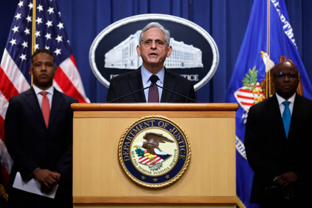 DC: Attorney General Merrick Garland Holds News Conference On The Foreign Corrupt Practices Act And Market Manipulation Matter