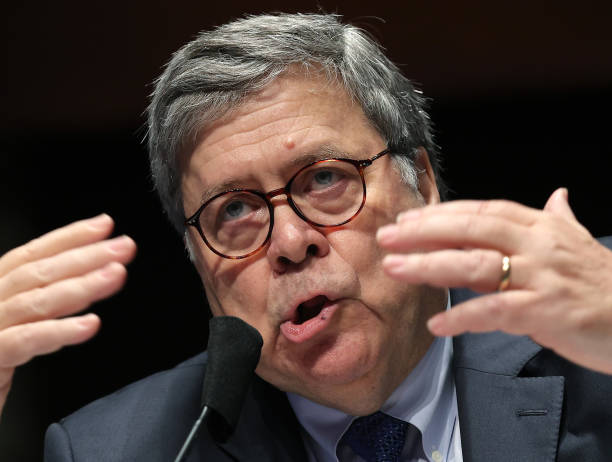 S Attorney General William Barr testifies during a House Judiciary Committee hearing on Capitol Hill on July 28 2020 in Washington DC In his first...