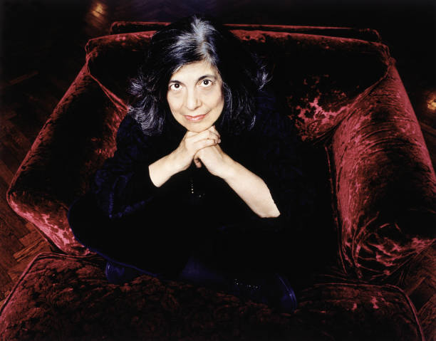 Author Susan Sontag poses for a portrait shoot in New York, 28th June 2000.
