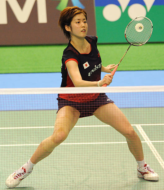 Ayane Kurihara of Japan returns a shot t Pictures | Getty Images