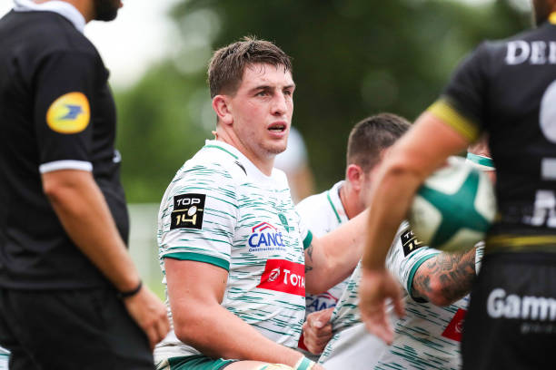 Baptiste Pesenti of Pau during the Test match between Pau and Mont de Marsan on July 27, 2019 in Tarbes, France. (Photo by Manuel Blondeau/Icon Sport via Getty Images)