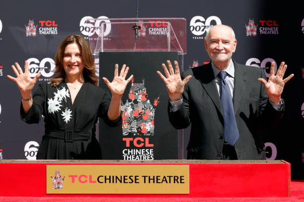 CA: Producers Michael G. Wilson And  Barbara Broccoli Place Their Handprints In Cement At The TCL Chinese Theatre