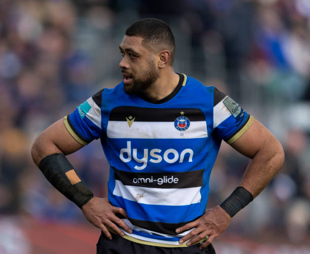 BATH, ENGLAND - MARCH 05: Bath Rugby's Taulupe Faletau during the Gallagher Premiership Rugby match between Bath Rugby and Bristol Bears at The Recreation Ground on March 5, 2022 in Bath, England. (Photo by Bob Bradford - CameraSport via Getty Images)