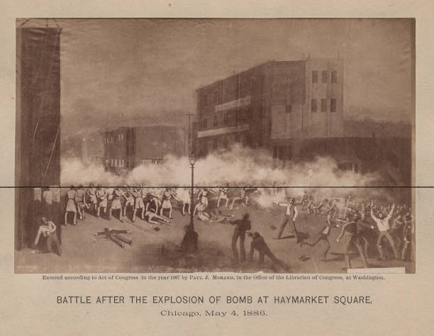 #OTD May 4 1886 The Haymarket Riot A labor protest turns deadly in Chicago's Haymarket Square ...