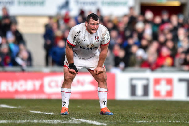 Belfast , United Kingdom - 18 January 2020; Jack McGrath of Ulster during the Heineken Champions Cup Pool 3 Round 6 match between Ulster and Bath at Kingspan Stadium in Belfast. (Photo By Oliver McVeigh/Sportsfile via Getty Images)