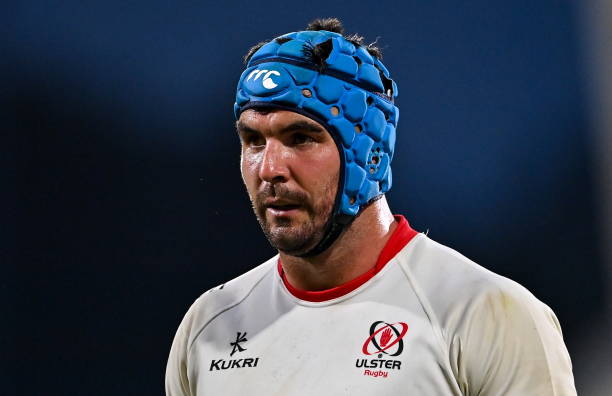 Belfast , United Kingdom - 3 September 2021; Mick Kearney of Ulster during the Pre-Season Friendly match between Ulster and Saracens at Kingspan Stadium in Belfast. (Photo By Brendan Moran/Sportsfile via Getty Images)