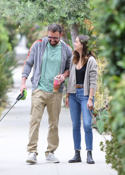 Ben Affleck and Ana de Armas are seen on July 01 2020 in Los Angeles California