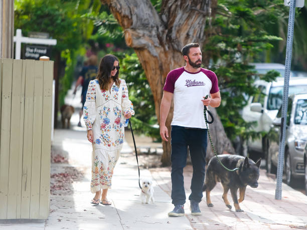 Ben Affleck and Ana de Armas are seen on June 30 2020 in Los Angeles California
