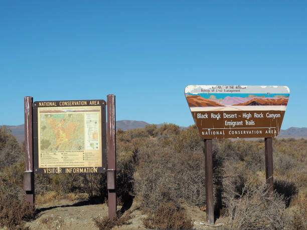 Black Rock Desert National Conservation Area Entrance Sign