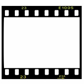 Blank 35mm film frame
